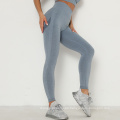 Pantalones de yoga de entrenamiento para mujeres Pantalones de yoga sin costura Logotipo de logotipo Leggings de mujer